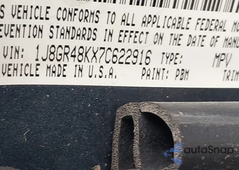 2007 Jeep Grand Cherokee Laredo from USA, damaged, VIN 1J8GR48KX7C622916